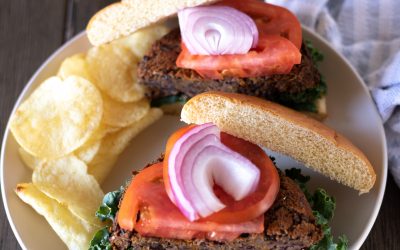 BLACK BEAN AND BUTTERNUT SQUASH BURGER